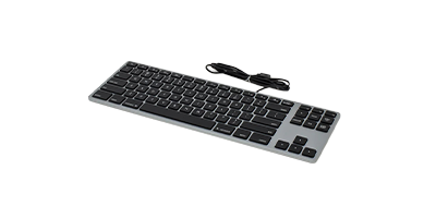 Wired Aluminum Tenkeyless Keyboard