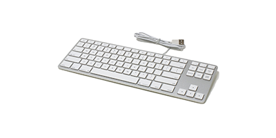 Wired Aluminum Tenkeyless Keyboard
